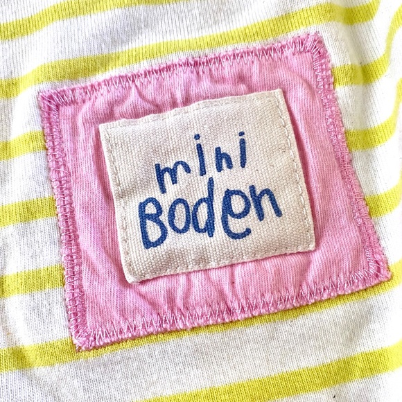 Mini Boden Striped Drawstring Bags - Picture 7 of 7